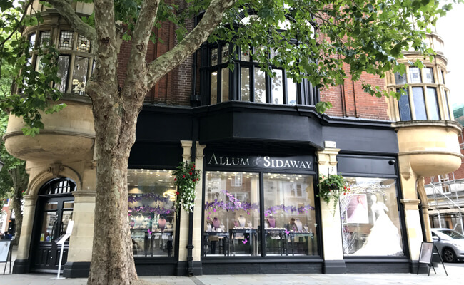 Allum & Sidaway Bridal in Salisbury