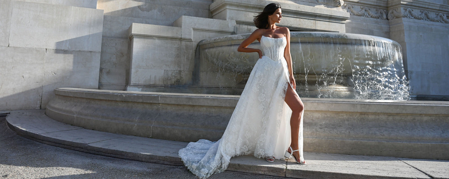 wedding dress designer mark lesley NEW IN** MARK LESLEY ML88051-MLB7596